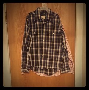 Boys western long sleeve button down shirt bundle